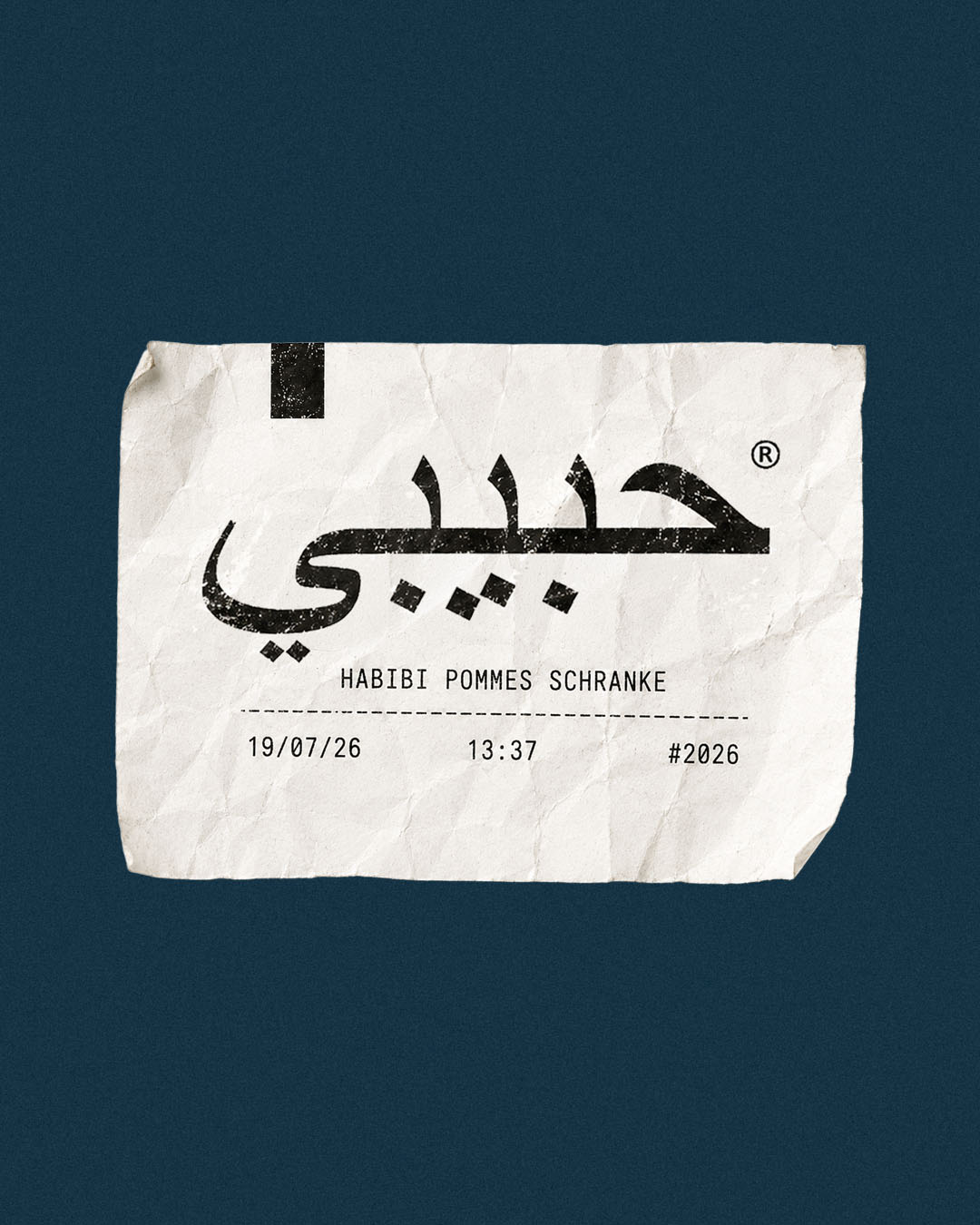Habibi Pommes Schranke T-Shirt