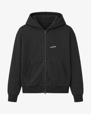 Habibi Vintage Black Zipper Hoodie